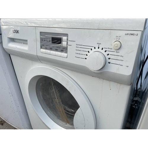 2368 - A WHITE LOGIK WASHING MACHINE