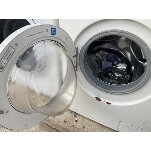 2378 - A WHITE BOSCH EXXCEL 8 WASHING MACHINE BELIEVED IN WORKING ORDER BUT NO WARRANTY