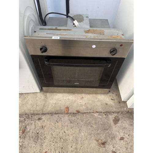 2379 - AN IGNIS INTERGRATED ELECTRIC OVEN