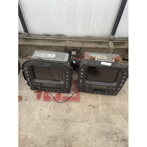 2424 - A PAIR OF IN CAR STEREO SYSTEMS