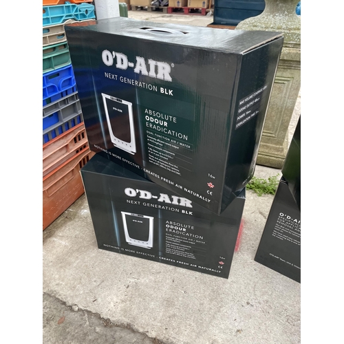 1877 - TWO BOXED O'D-AIR AIR PURIFIERS