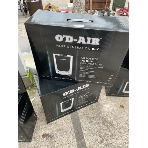 1884 - TWO BOXED O'D-AIR AIR PURIFIERS