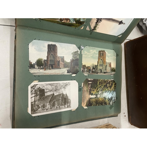 151 - A 1930'S FULL POSTCARD ALBUM