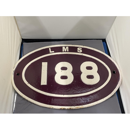 21 - A CAST LMS 188 SIGN