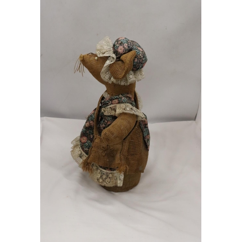 231 - A LARGE HANDCRAFTED MICE AND THINGS DOORSTOP - APPROX 40CM