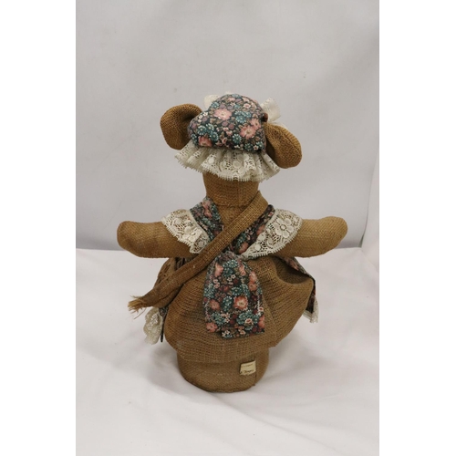 231 - A LARGE HANDCRAFTED MICE AND THINGS DOORSTOP - APPROX 40CM