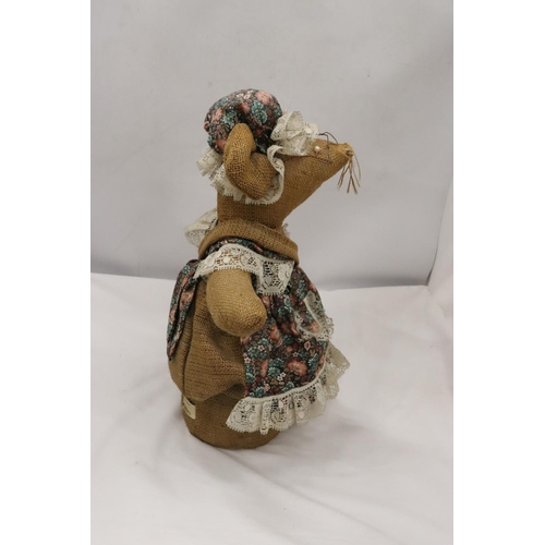 231 - A LARGE HANDCRAFTED MICE AND THINGS DOORSTOP - APPROX 40CM