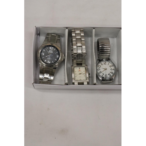 287 - FIVE ASSORTED WRISTWATCHES