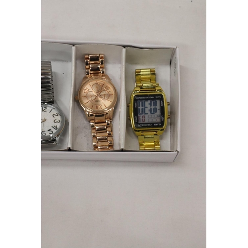 287 - FIVE ASSORTED WRISTWATCHES