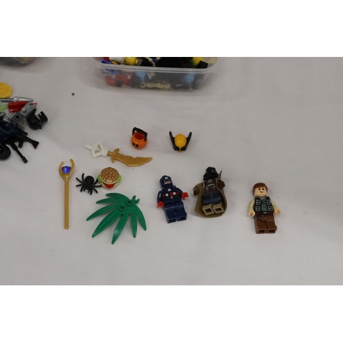 469 - A QUANTITY OF LEGO FIGURES AND OTHER SPARES