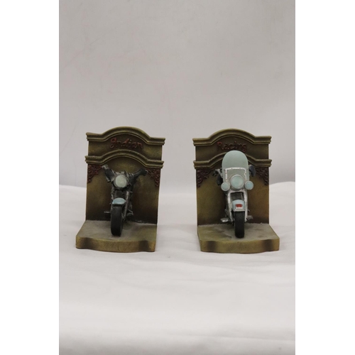 479 - A APOR OF BOOKENDS FROM THE INDIA MOTORCYCLE COMPANY