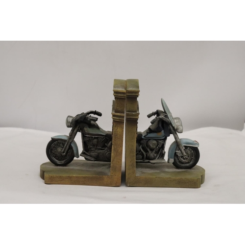 479 - A APOR OF BOOKENDS FROM THE INDIA MOTORCYCLE COMPANY