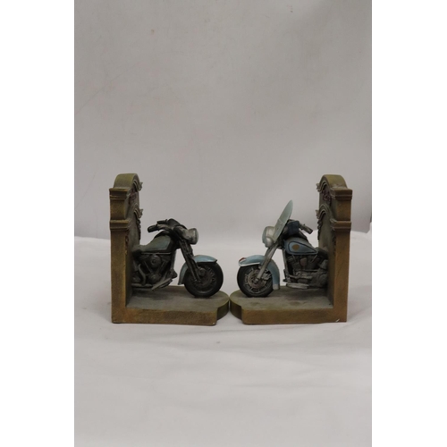 479 - A APOR OF BOOKENDS FROM THE INDIA MOTORCYCLE COMPANY