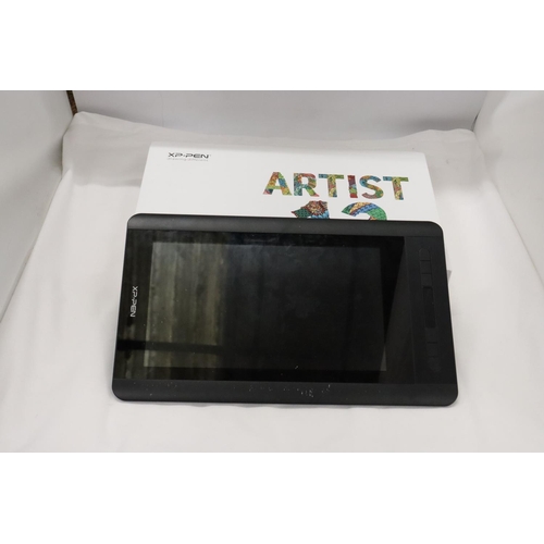 499 - AN ARTIST 12 XP-PEN 11.6 SCREEN TABLET WITH CHARGER AND ACCESSORIES