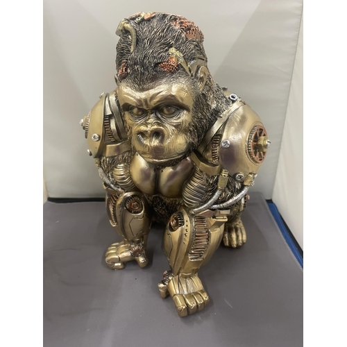 94 - A STEAM PUNK STYLE GORILLA 28CM TALL