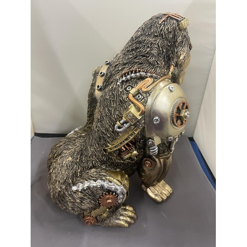 94 - A STEAM PUNK STYLE GORILLA 28CM TALL