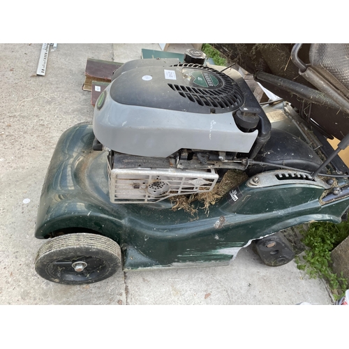 2148 - A HAYTER HARRIER 41 PETROL LAWN MOWER COMPLETE WITH GRASS BOX