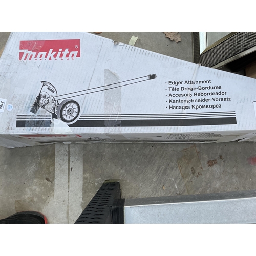 2198 - A BOXED MAKITA LAWN EDGING ATTATCHMENT