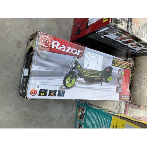 2209 - A RAZOR CHILDS ELECTRIC SCOOTER