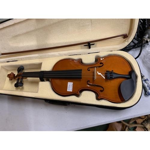 68A - A NEW VIOLIN IN CASE WITH BOW