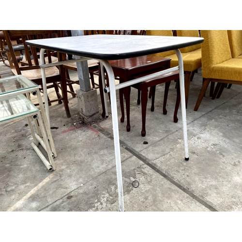 2694 - A 1970'S FORMICA TOP KITCHEN TABLE