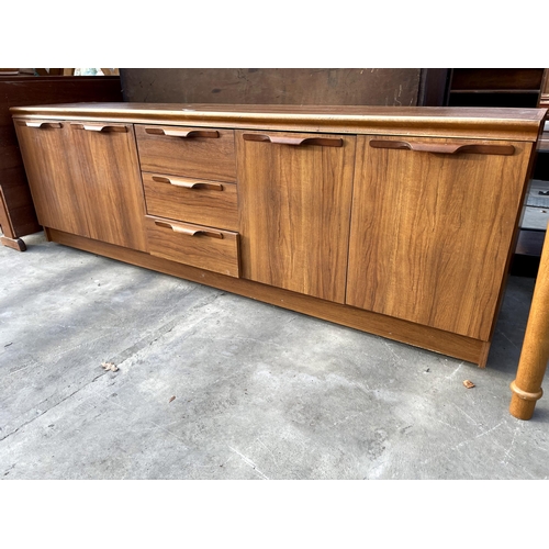 2714 - A RETRO TEAK SIDEBOARD