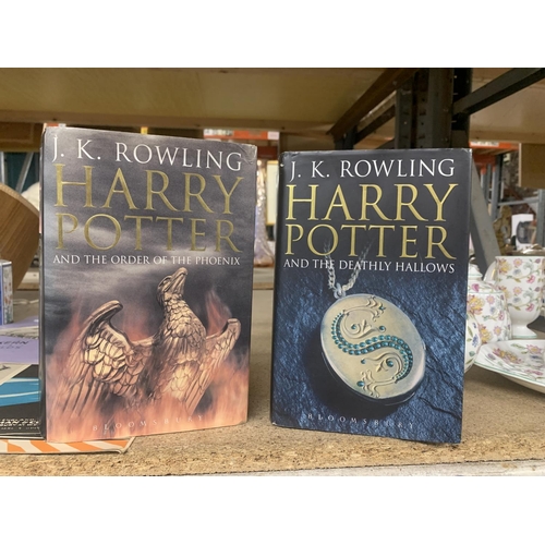 1124 - TWO HARRY POTTER FIRST EDITION HARDBACK BOOKS TO INCLUDE, 'HARRY POTTER AND THE ORDER OF THE PHOENIX... 