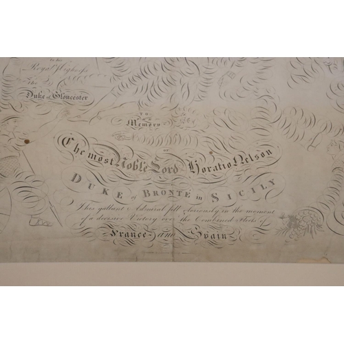 83 - A COMMEMORATIVE SCROLL WITH THE INSCRIPTION 