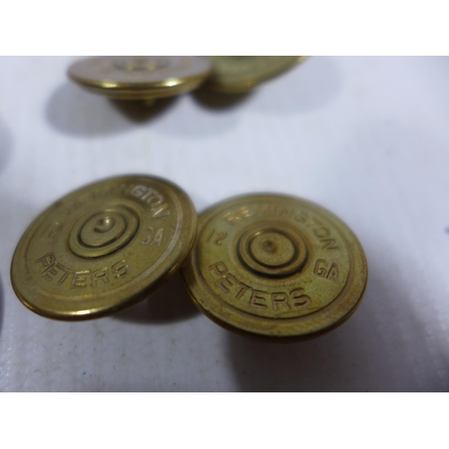 351 - A SET OF TWELVE REMINGTON TWELVE GAUGE SHOTGUN BUTTONS