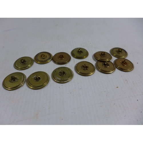 351 - A SET OF TWELVE REMINGTON TWELVE GAUGE SHOTGUN BUTTONS