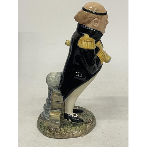 719 - A BAIRSTOW POTTERY WINSTON CHURCHILL FIGURE 