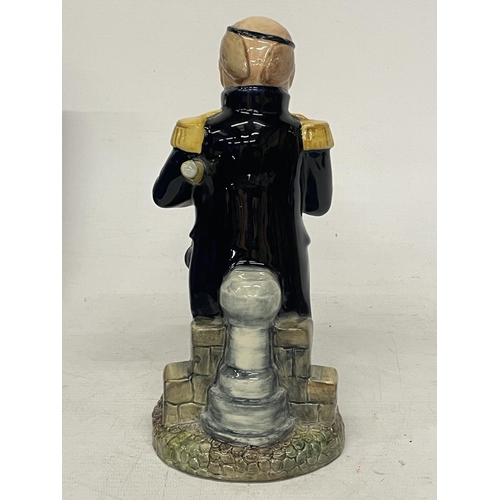 719 - A BAIRSTOW POTTERY WINSTON CHURCHILL FIGURE 