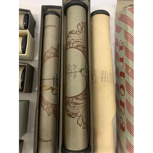 764 - A COLLECTION OF VINTAGE PIANOLA MUSIC ROLLS - 21 IN TOTAL