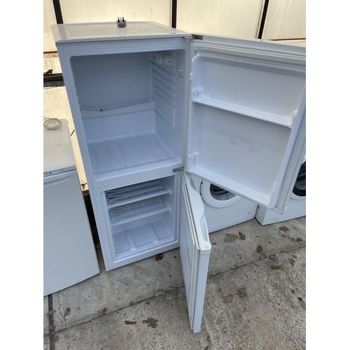 2314 - A WHITE BUSH UPRIGHT FRIDGE FREEZER