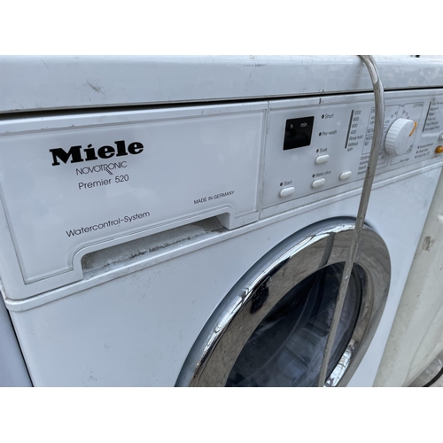 2341 - A WHITE MIELE NOVOTRONIC PREMIER 520 WASHING MACHINE