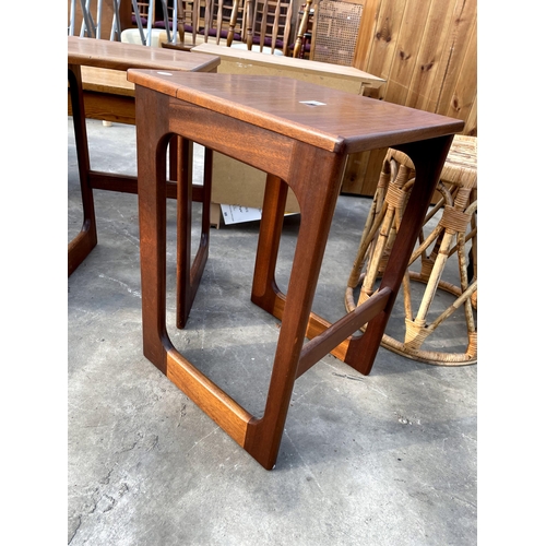 2732 - A PAIR OF G-PLAN STYLE RETRO TEAK TABLES, 14 AND 13