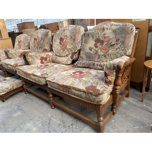 GMIK405D○ERCOL / アーコール Old Colonial ヨー AN ERCOL OLD COLONIAL YORK MINSTER LOUNGE SUITE, COMPRISING SETTEE