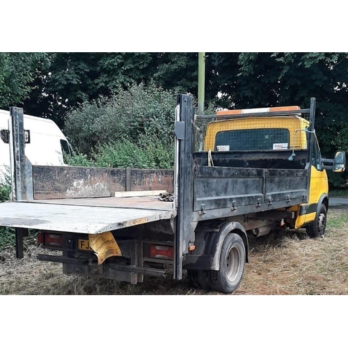 191 - 2009 IVECO 65C18 3 WAY TIPPER WITH TAIL LIFT F109NGE ALL FULL WORKING ORDER. MOT TILL FEBRUARY 2024,... 