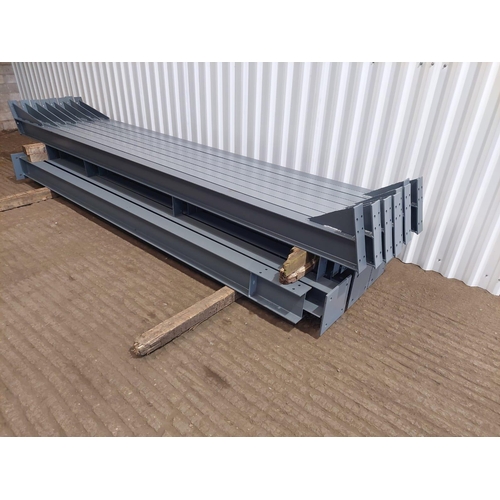 200 - AS NEW  STEEL BUILDING FRAME 60'X 30' X 12'           + VAT TO BE COLLECTED FROM NANTWICH CHESHIRE F... 