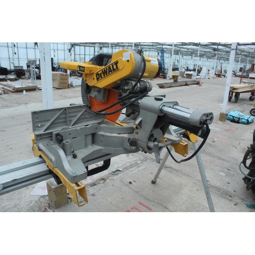 4 - DEWALT CHOP SAW AND STAND DW5780  NO VAT