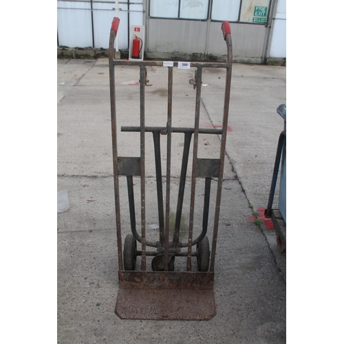 588 - HEAVY DUTY LOADING TROLLEY  NO VAT