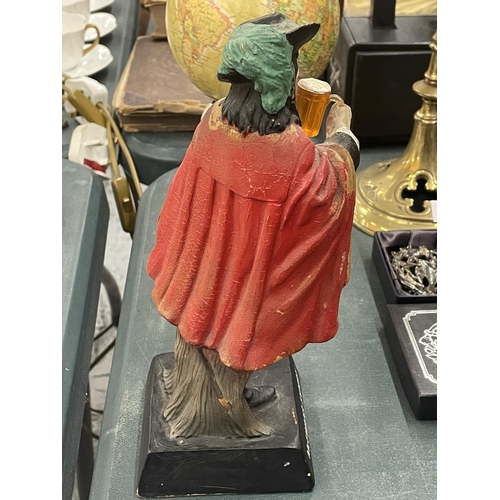 127 - A 1950'S 'McEWANS EXPORT' CAVALIER BAR FIGURE, HEIGHT 24CM