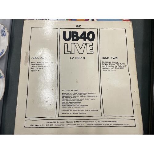 135 - THREE UB40 VINYL LP RECORDS