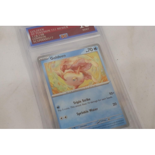 226 - A GRADED POKEMON 10/10 MINT GOLDEEN