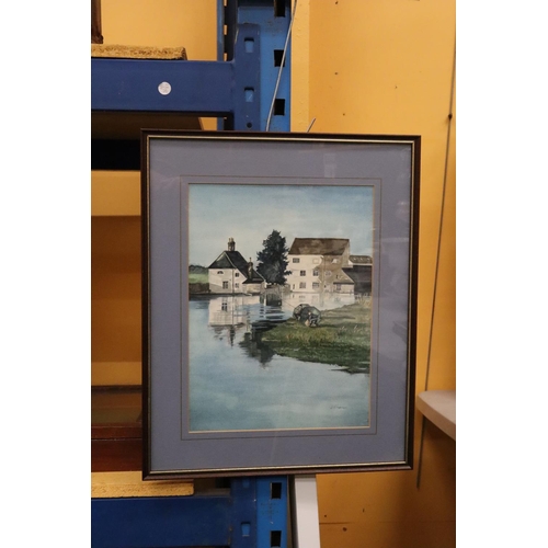 230 - TWO JACKY FREEMAN ARTIST FRAMED WATERCOLOURS