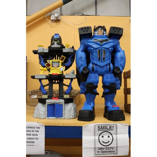 233 - TWO LARGE BATMAN TRANSFORMER FIGURES, 28 INCHES HIGH