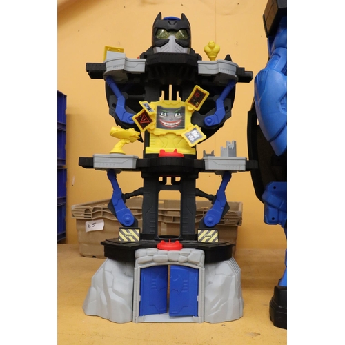 233 - TWO LARGE BATMAN TRANSFORMER FIGURES, 28 INCHES HIGH