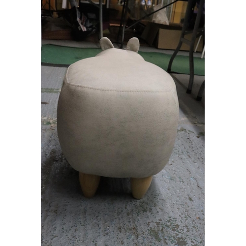 236A - A HIPPOPOTAMUS FOOTSTOOL - AS NEW