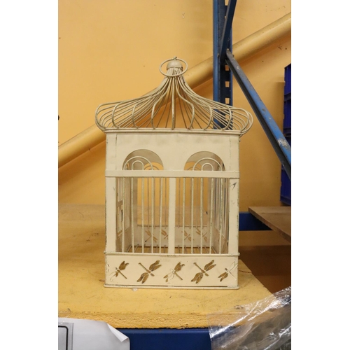 238 - A VINTAGE BIRD CAGE