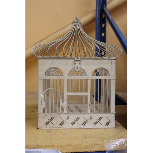 238 - A VINTAGE BIRD CAGE